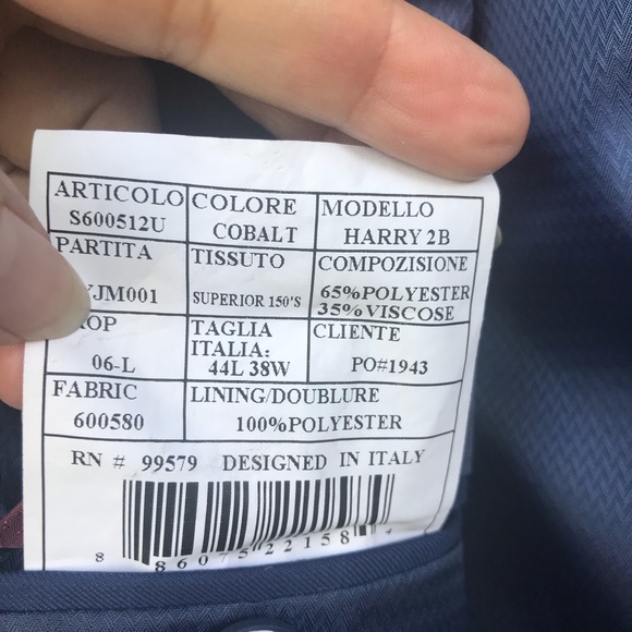 🆓 Tie .2 pcs 🎄CARAVELLI SOLID LIGHT navy blue color like new - Picture 6 of 17